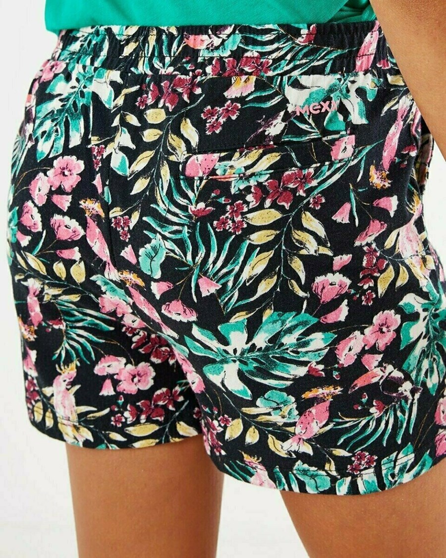 Mexx Printed short Navy Niebieskie | DSLRP0174