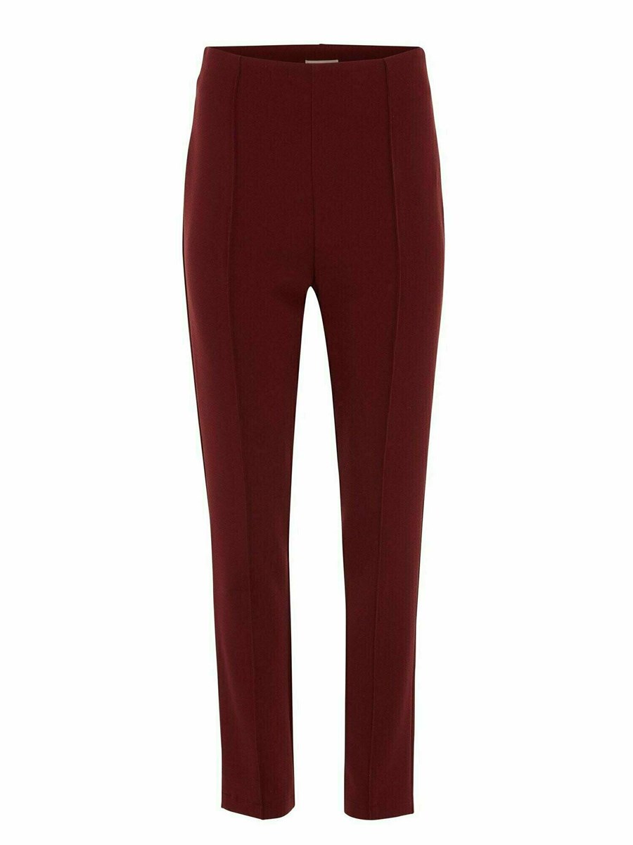 Mexx Prosty leg pantalon Dark Red Czerwone | GRSWX5648