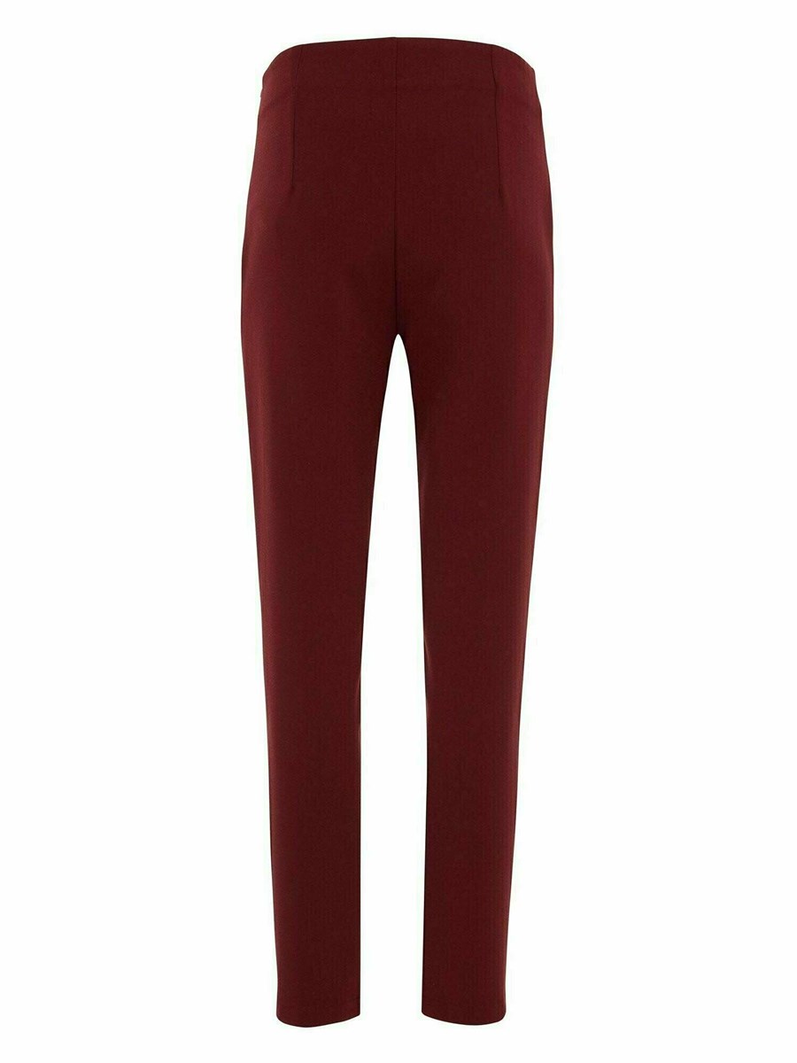 Mexx Prosty leg pantalon Dark Red Czerwone | GRSWX5648