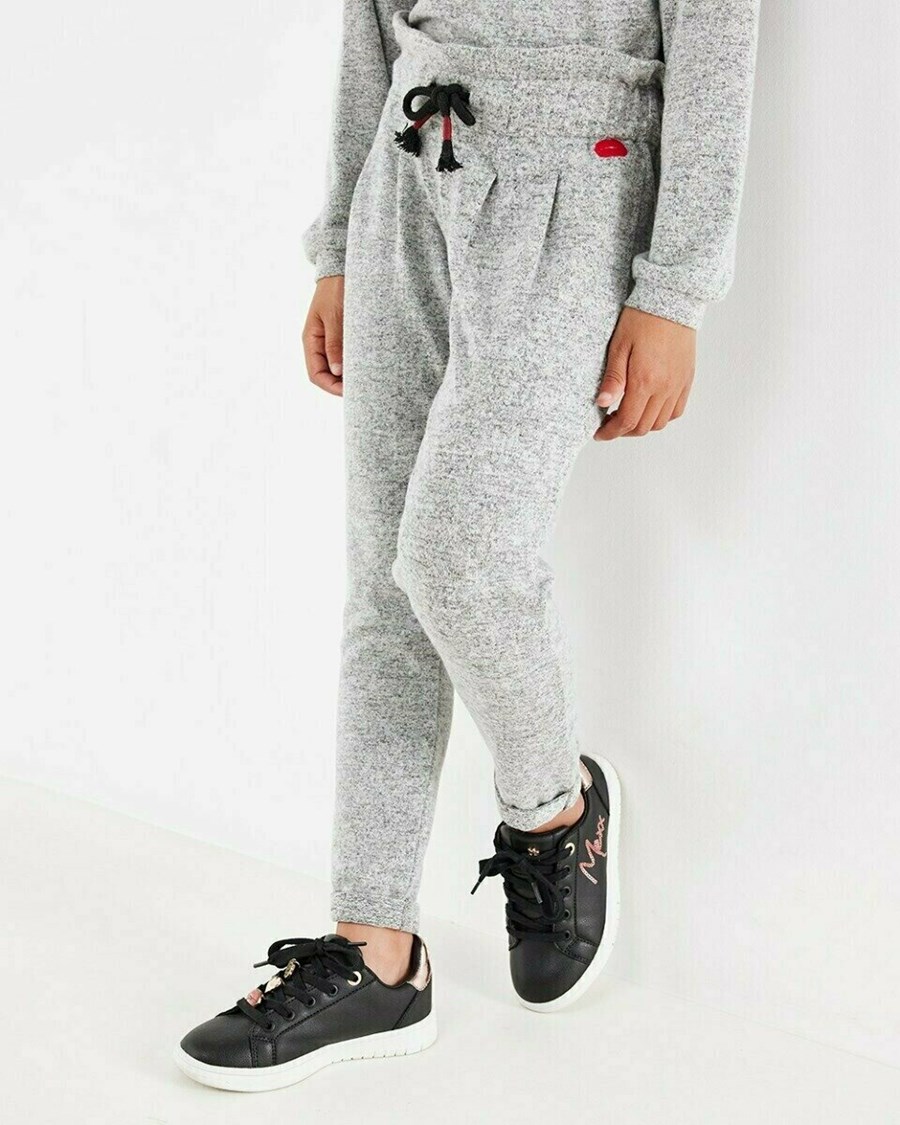 Mexx Rib velours jogger Dark Grey Szare | DKZLQ5019