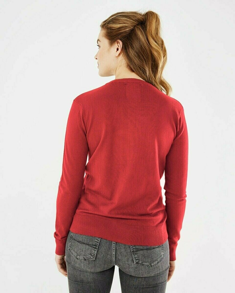 Mexx Round neck Cardigan SUSAN Red Czerwone | JHASG7405