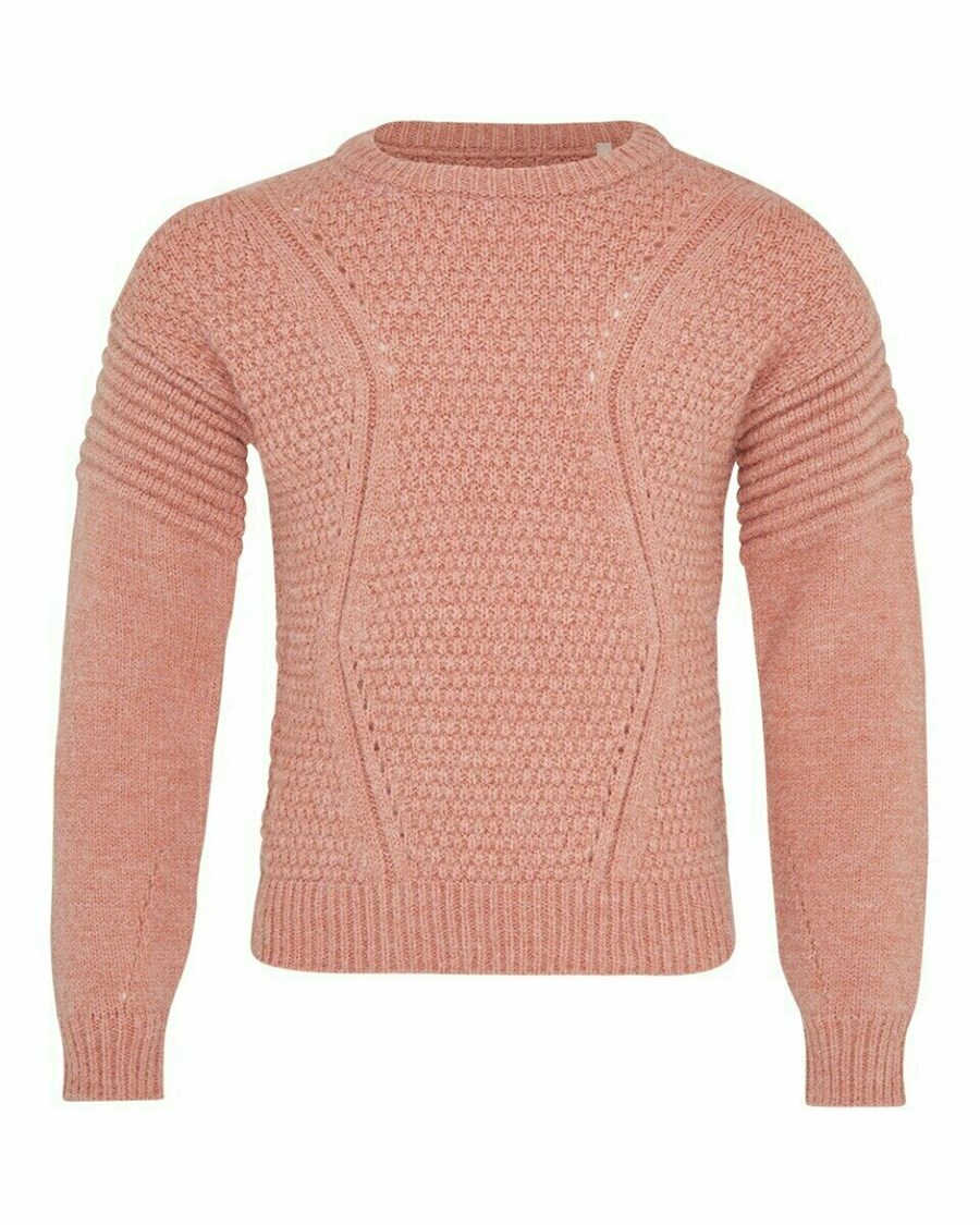 Mexx Round neck pullover Old Pink Różowe | BNPQJ9046