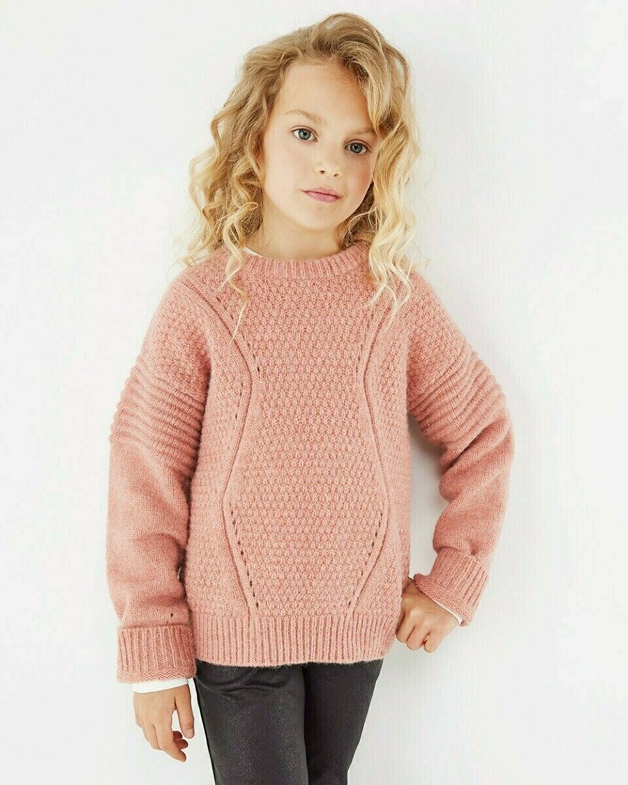Mexx Round neck pullover Old Pink Różowe | BNPQJ9046