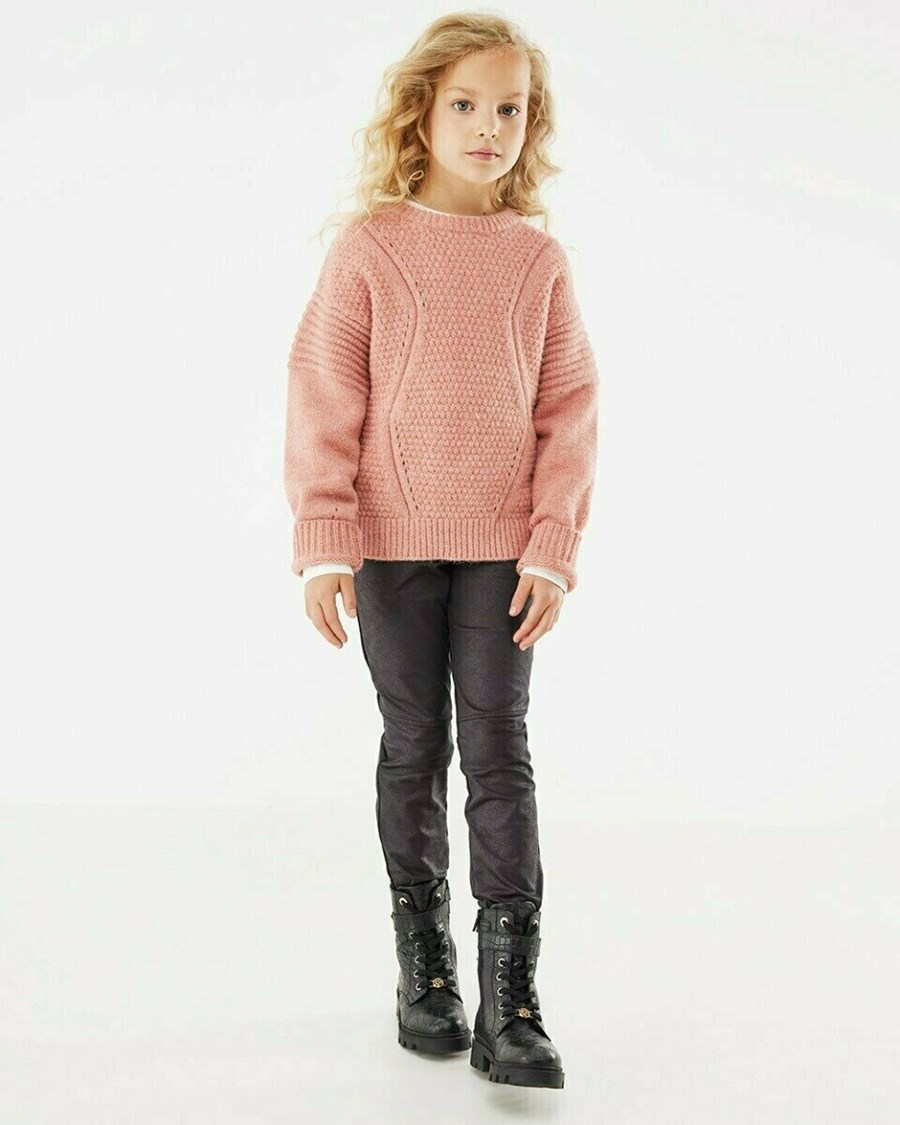 Mexx Round neck pullover Old Pink Różowe | BNPQJ9046