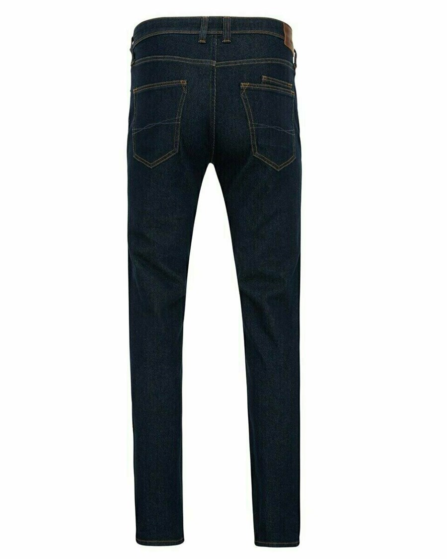 Mexx STEVE Mid waist/ Prosty leg jeans Blue Rinsed Niebieskie | XLADV8405