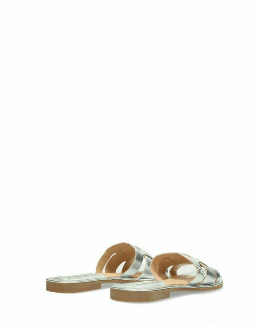Mexx Sandal Jacey Silver Srebrne | KQDTH3091