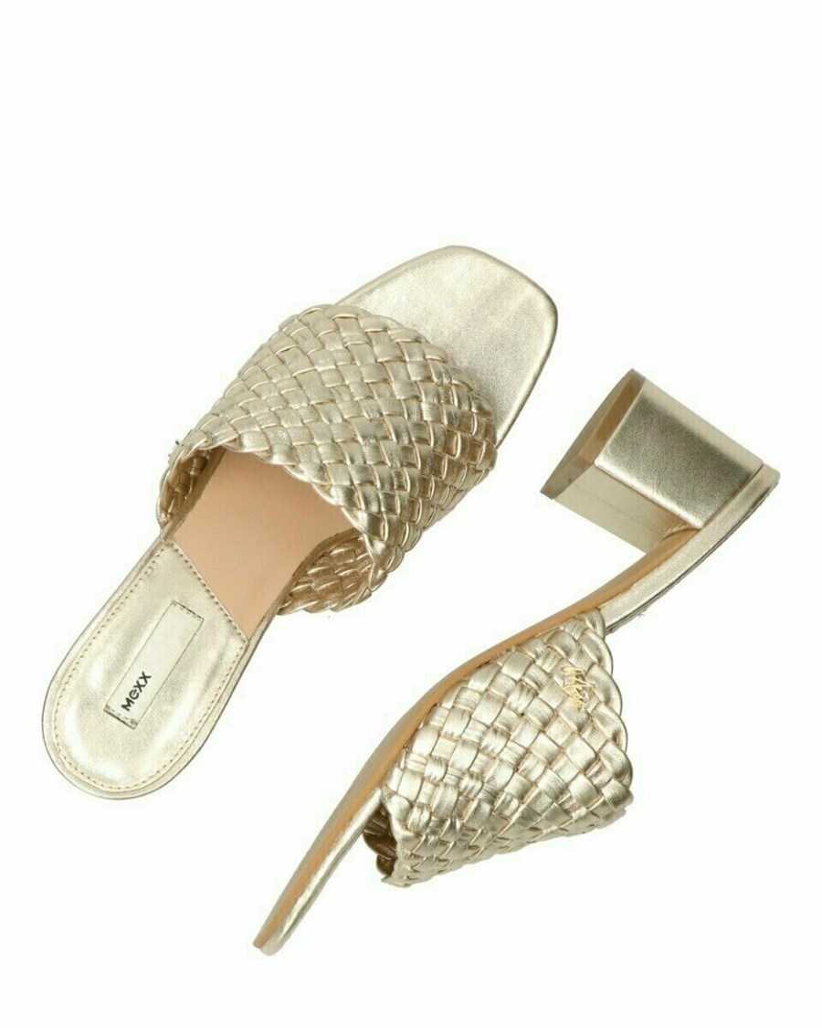 Mexx Sandal Jalara Gold Złote | BDUHY1405