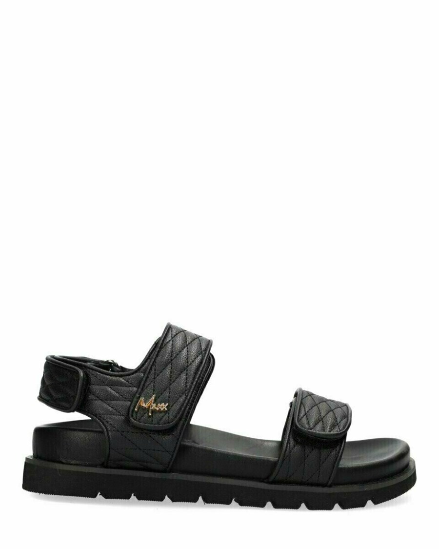 Mexx Sandal Jamie Black Czarne | PQWUE2751