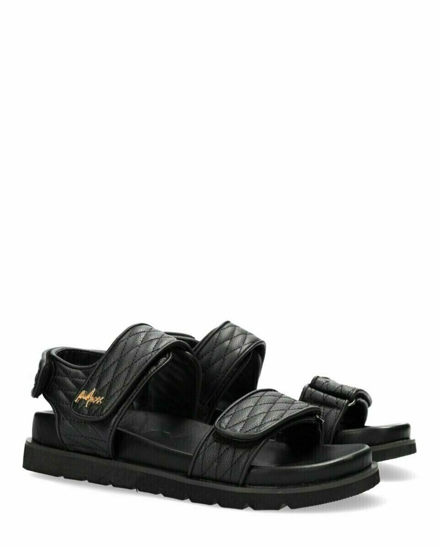 Mexx Sandal Jamie Black Czarne | PQWUE2751