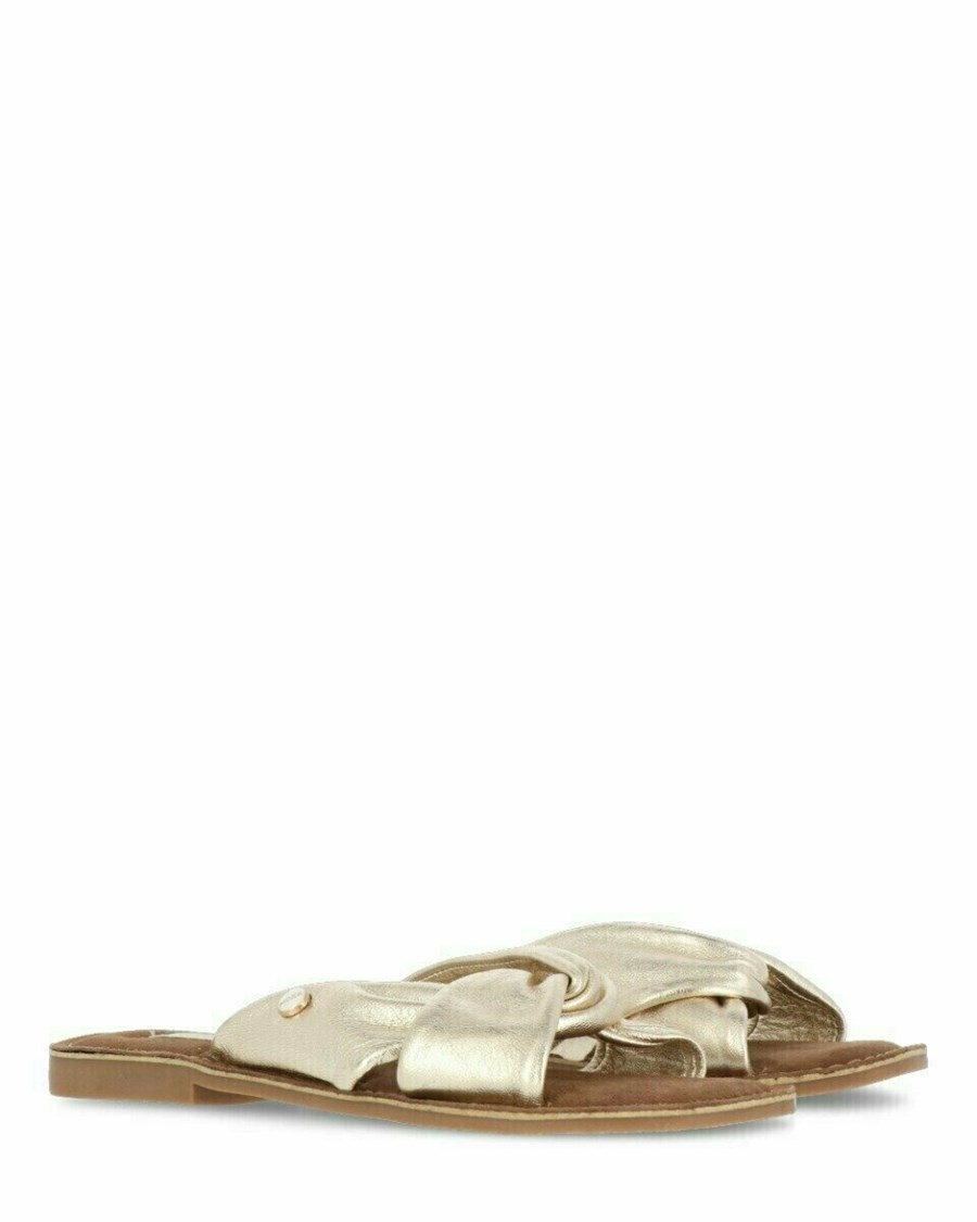 Mexx Sandal Janice Gold Złote | RHAIO2897