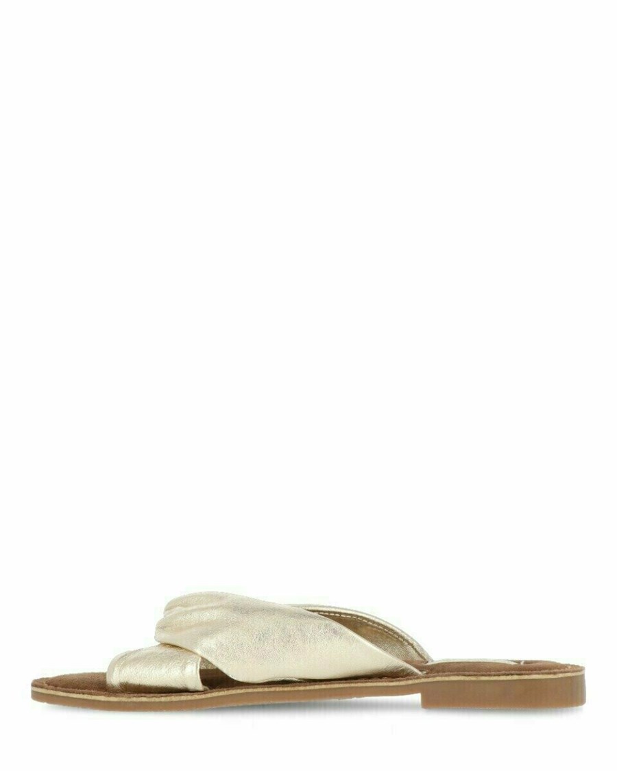 Mexx Sandal Janice Gold Złote | RHAIO2897