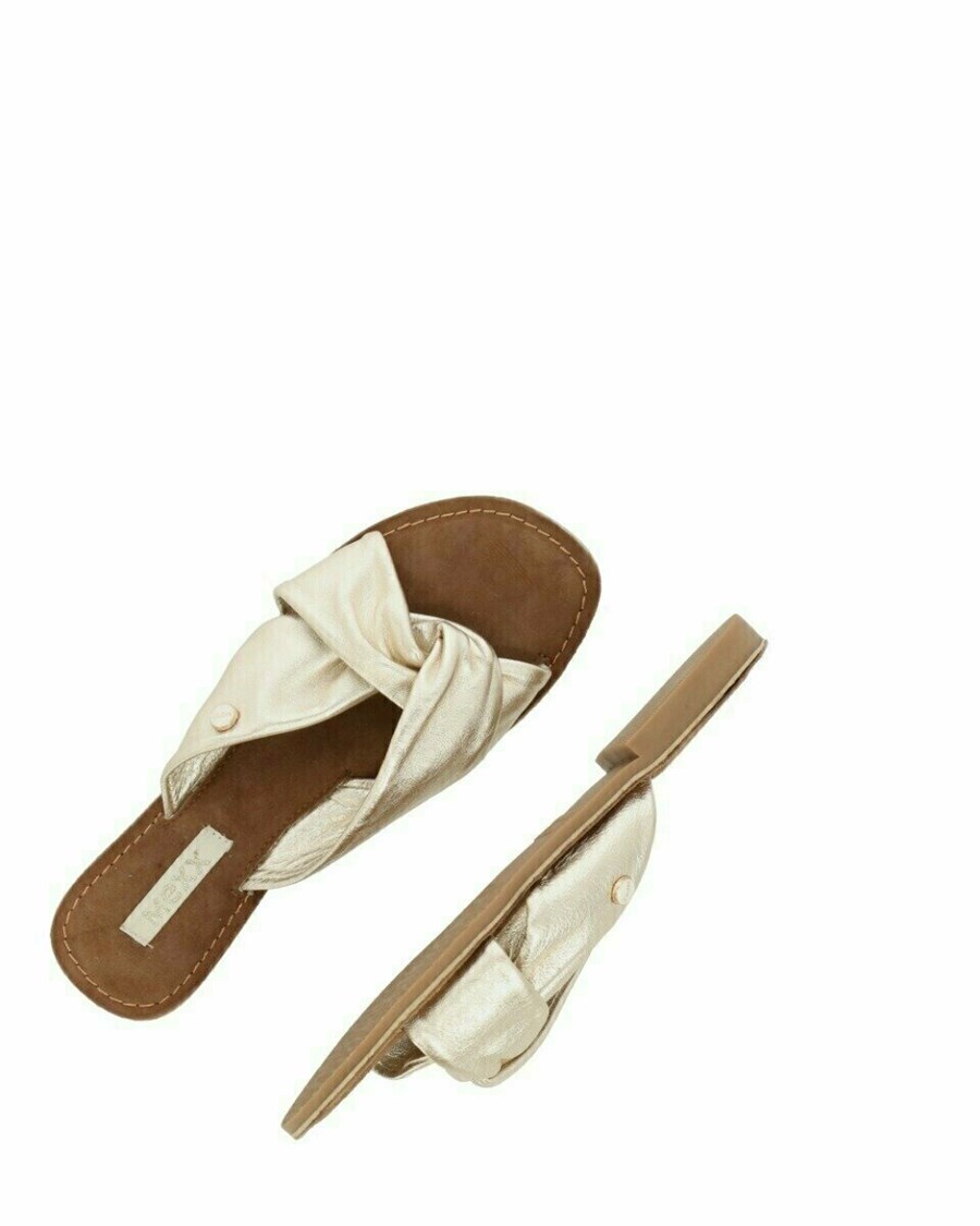 Mexx Sandal Janice Gold Złote | RHAIO2897