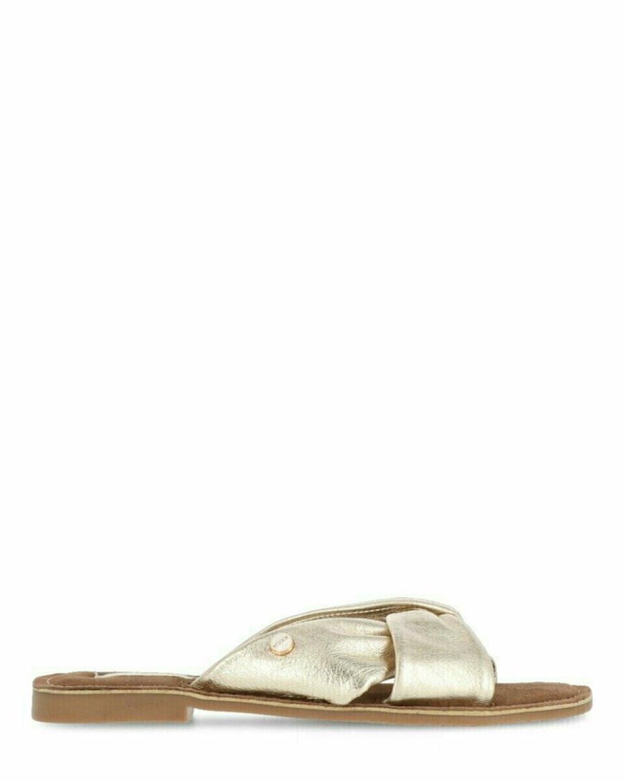 Mexx Sandal Janice Gold Złote | RHAIO2897