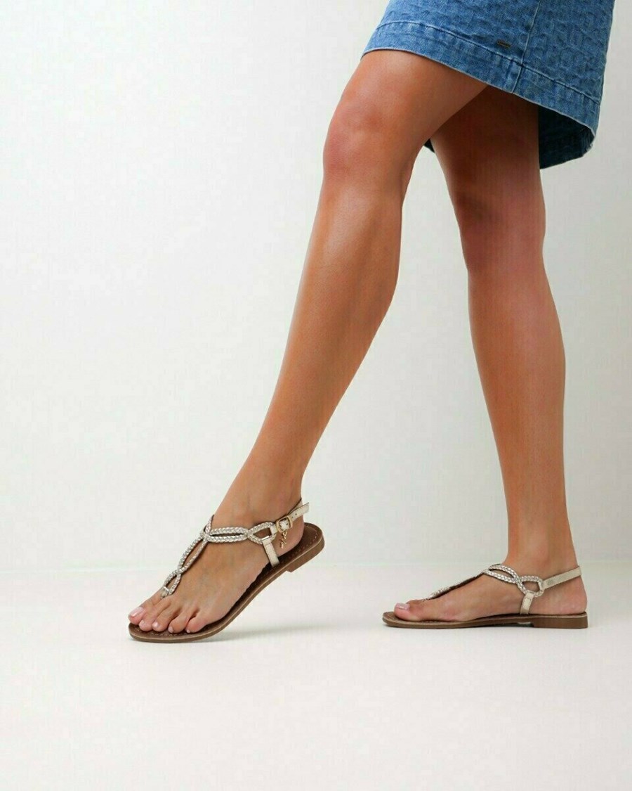 Mexx Sandal Jolene Gold Złote | FUIKD2591