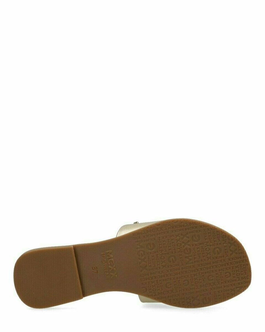 Mexx Sandal Jolie Gold Złote | YENKM1439