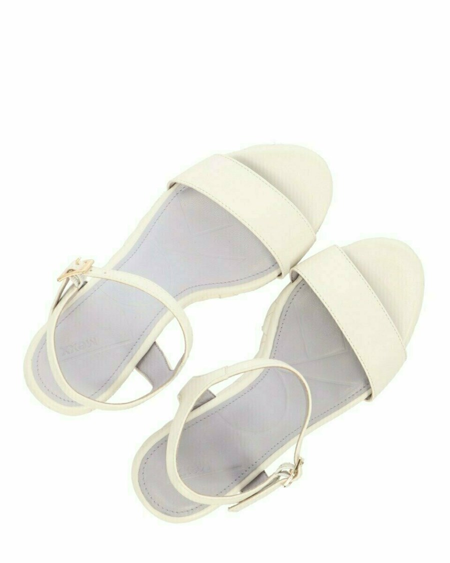 Mexx Sandal Josh Off White Białe | THVBU0218