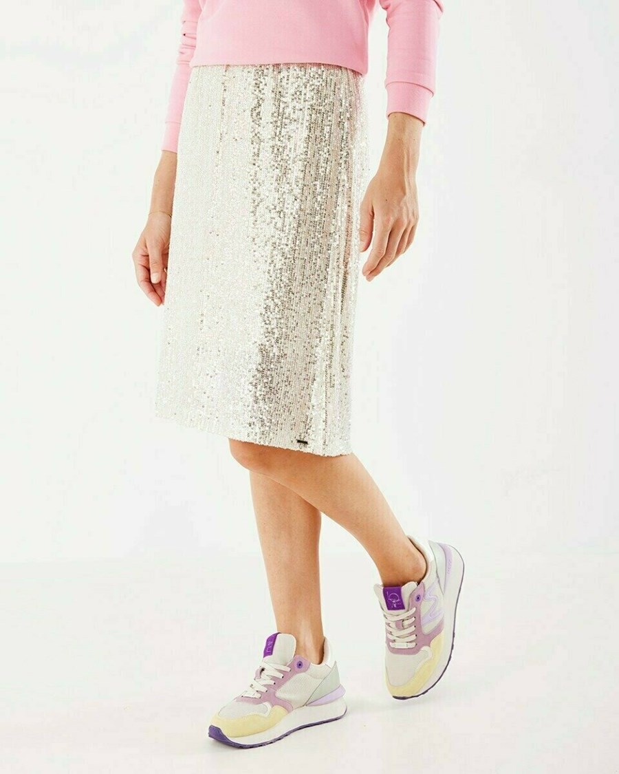 Mexx Sequins skirt Champagne Złote | UHTPA2140