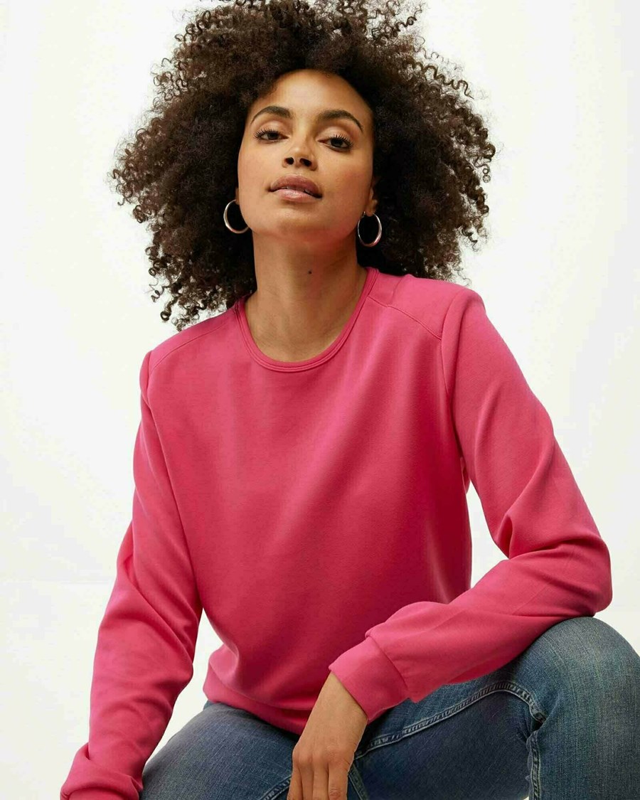 Mexx Shoulderpad sweater Pink Różowe | PKSAY9541