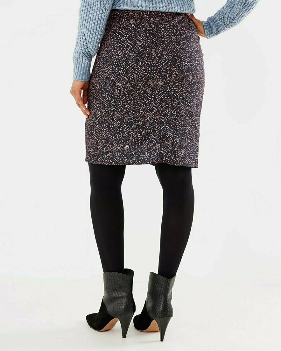 Mexx Skirt Printed Krótkie Niebieskie | ODMUW5793