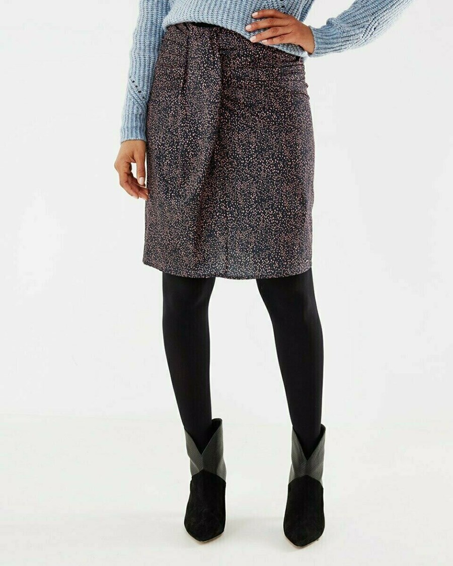 Mexx Skirt Printed Krótkie Niebieskie | ODMUW5793
