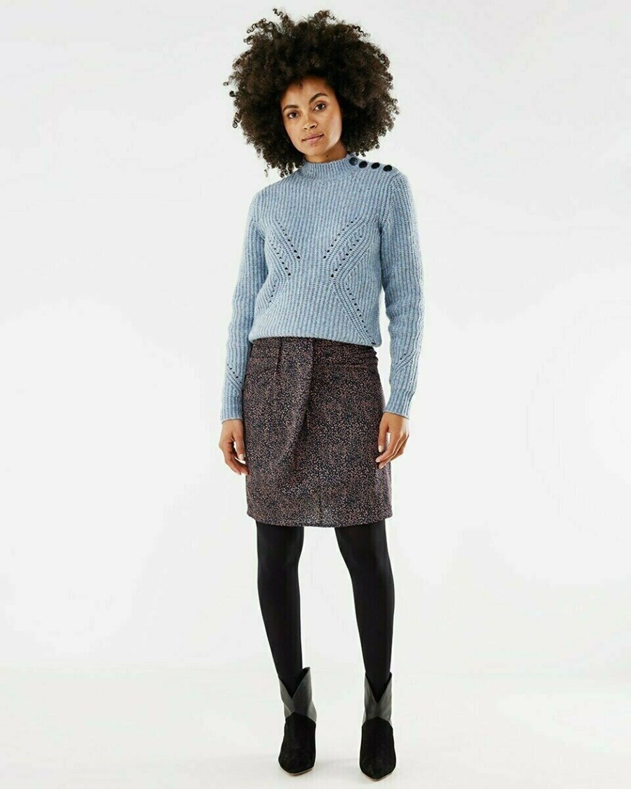 Mexx Skirt Printed Krótkie Niebieskie | ODMUW5793