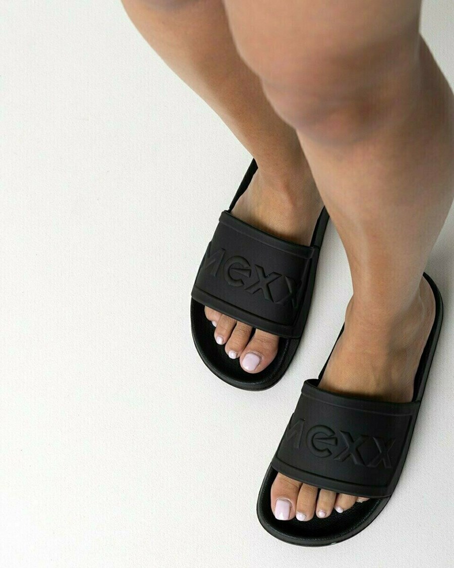 Mexx Slider Gauri Black Czarne | BFQZK0149