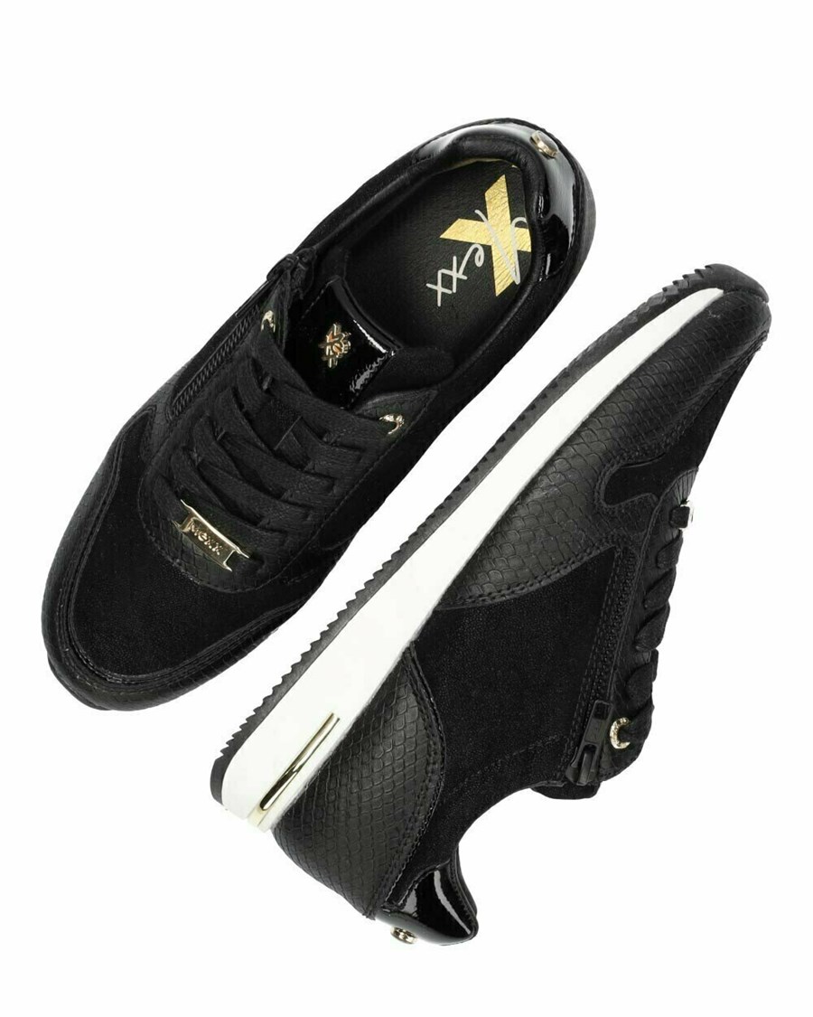 Mexx Sneaker Djana Black Czarne | LBUTE1267
