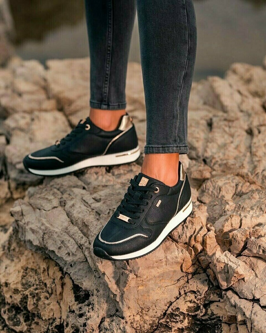 Mexx Sneaker Eke Black Czarne | CGOKL3604