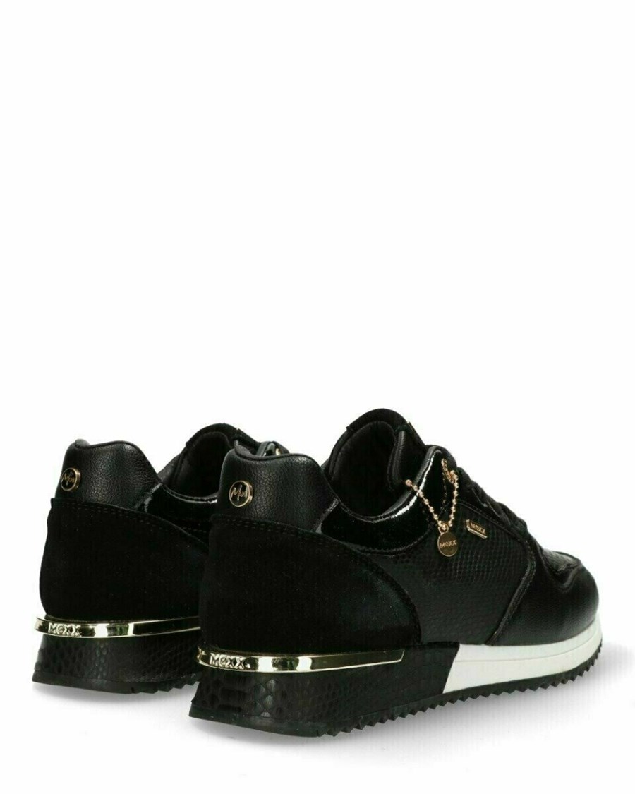 Mexx Sneaker Fleur Black Czarne | IGCDF6947