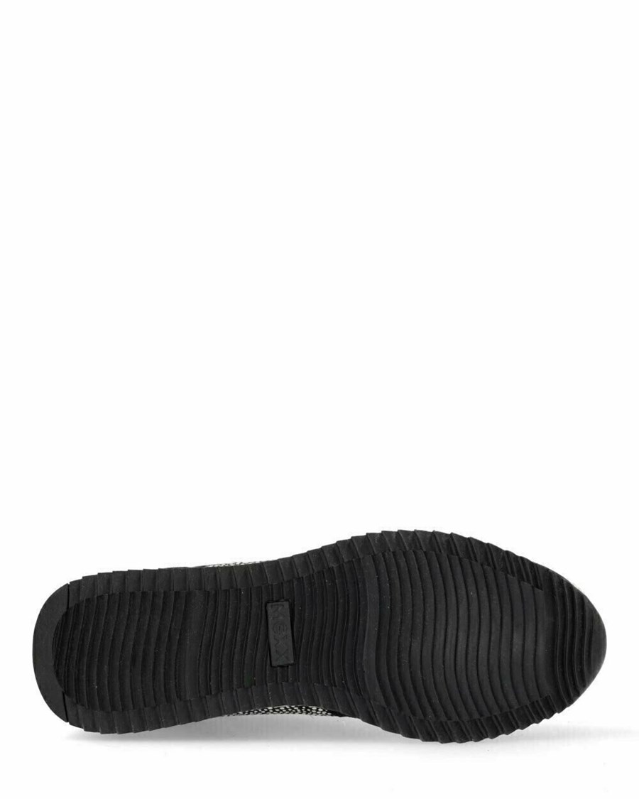 Mexx Sneaker Fleur Black Czarne | QANVZ9107