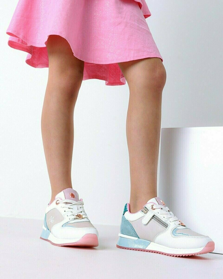 Mexx Sneaker Fleur Mini Blue Niebieskie | BNUSK2986