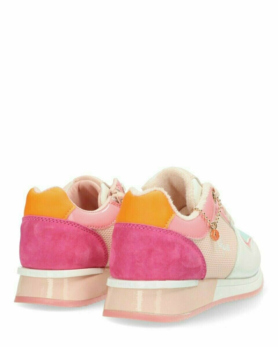 Mexx Sneaker Fleur Mini Pink Różowe | QTZBI0183