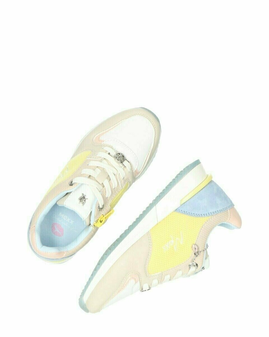 Mexx Sneaker Fleur Mini Yellow Żółte | CJMAX5671