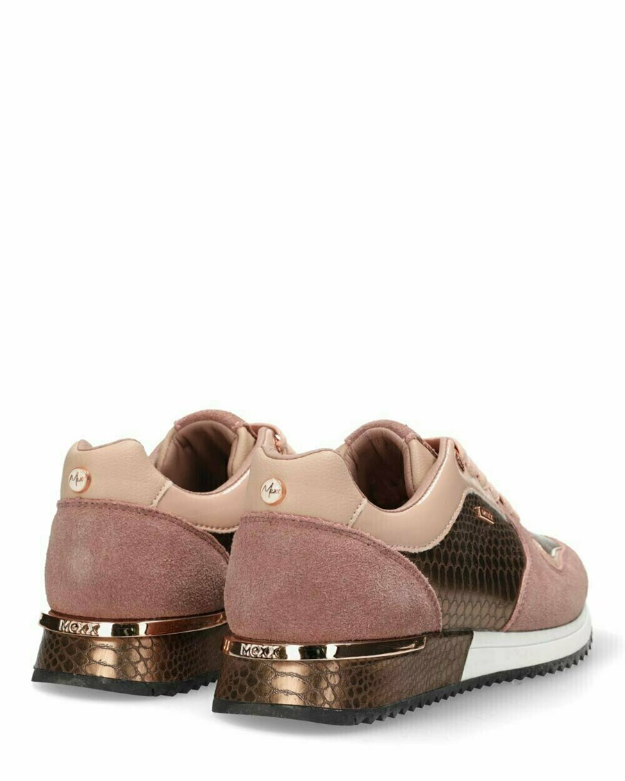 Mexx Sneaker Fleur Pink Różowe | FGBYX0814