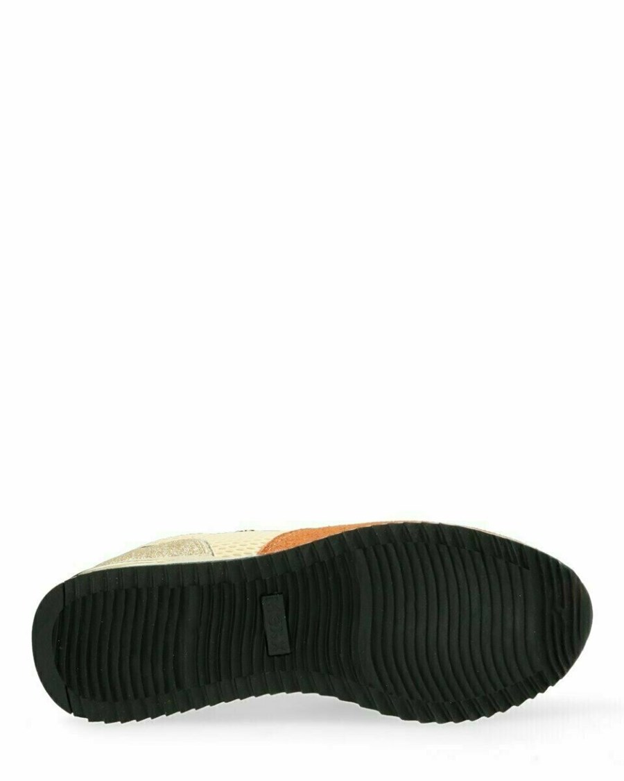 Mexx Sneaker Hilly Beige/gold Beżowe | GBEIT6825