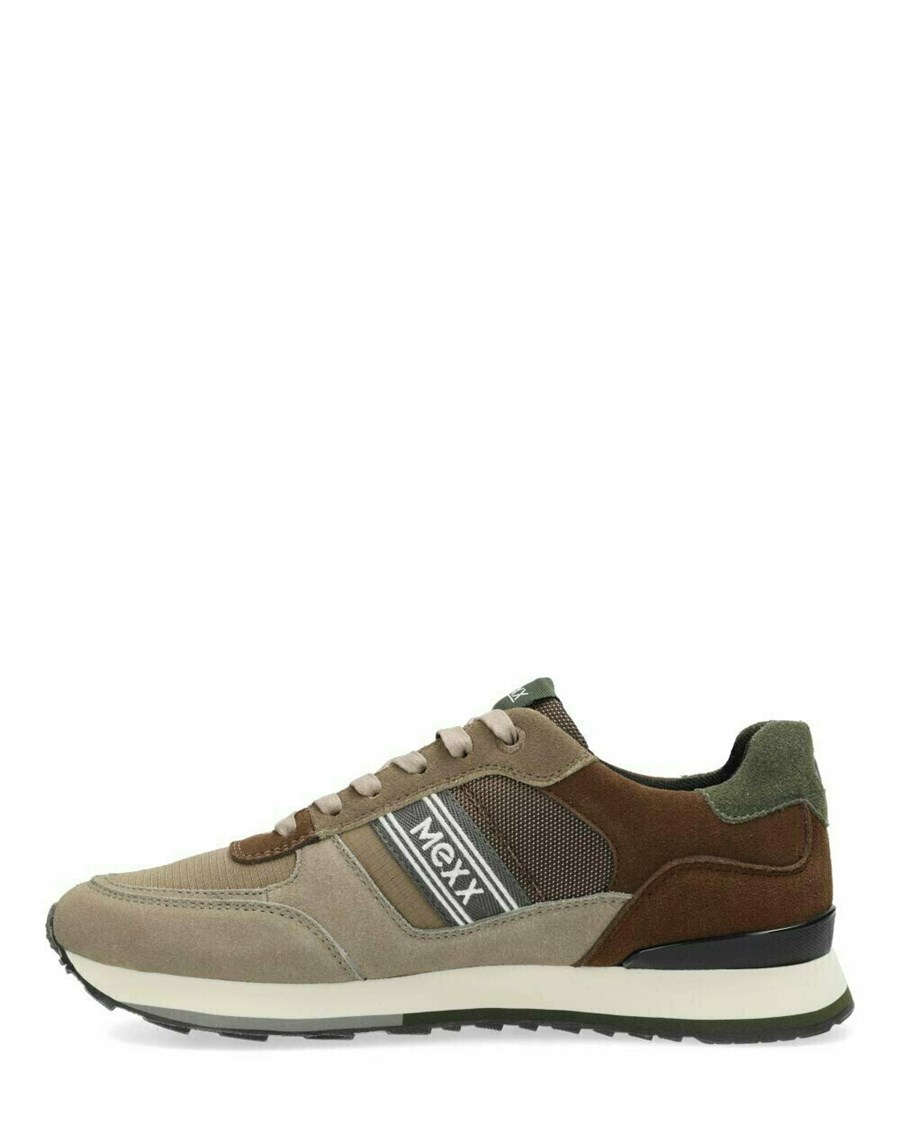 Mexx Sneaker Hoover Taupe/Dark Brown Taupe | XPHGZ8234
