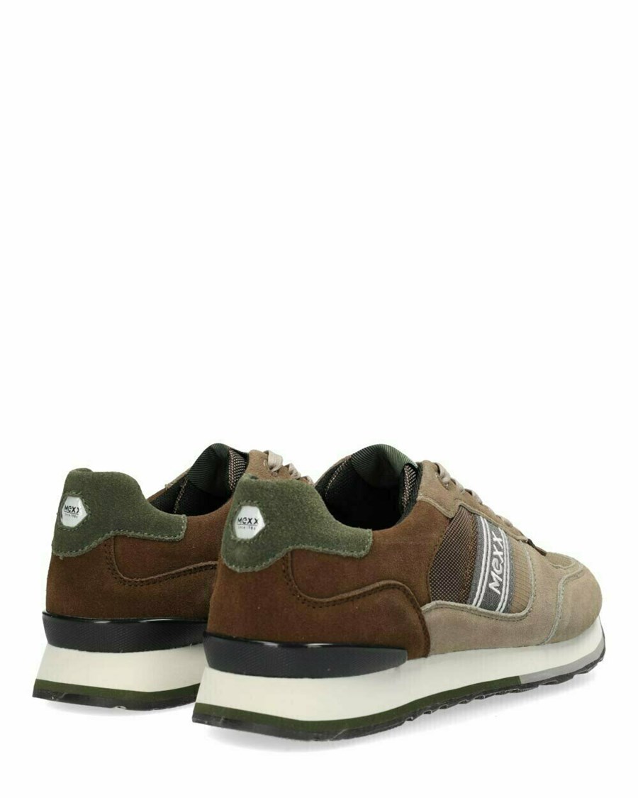 Mexx Sneaker Hoover Taupe/Dark Brown Taupe | XPHGZ8234