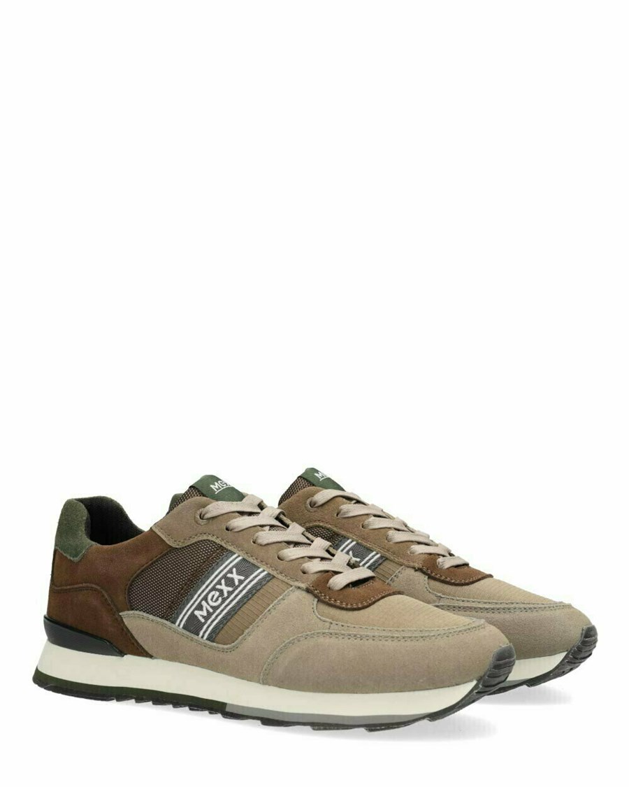Mexx Sneaker Hoover Taupe/Dark Brown Taupe | XPHGZ8234