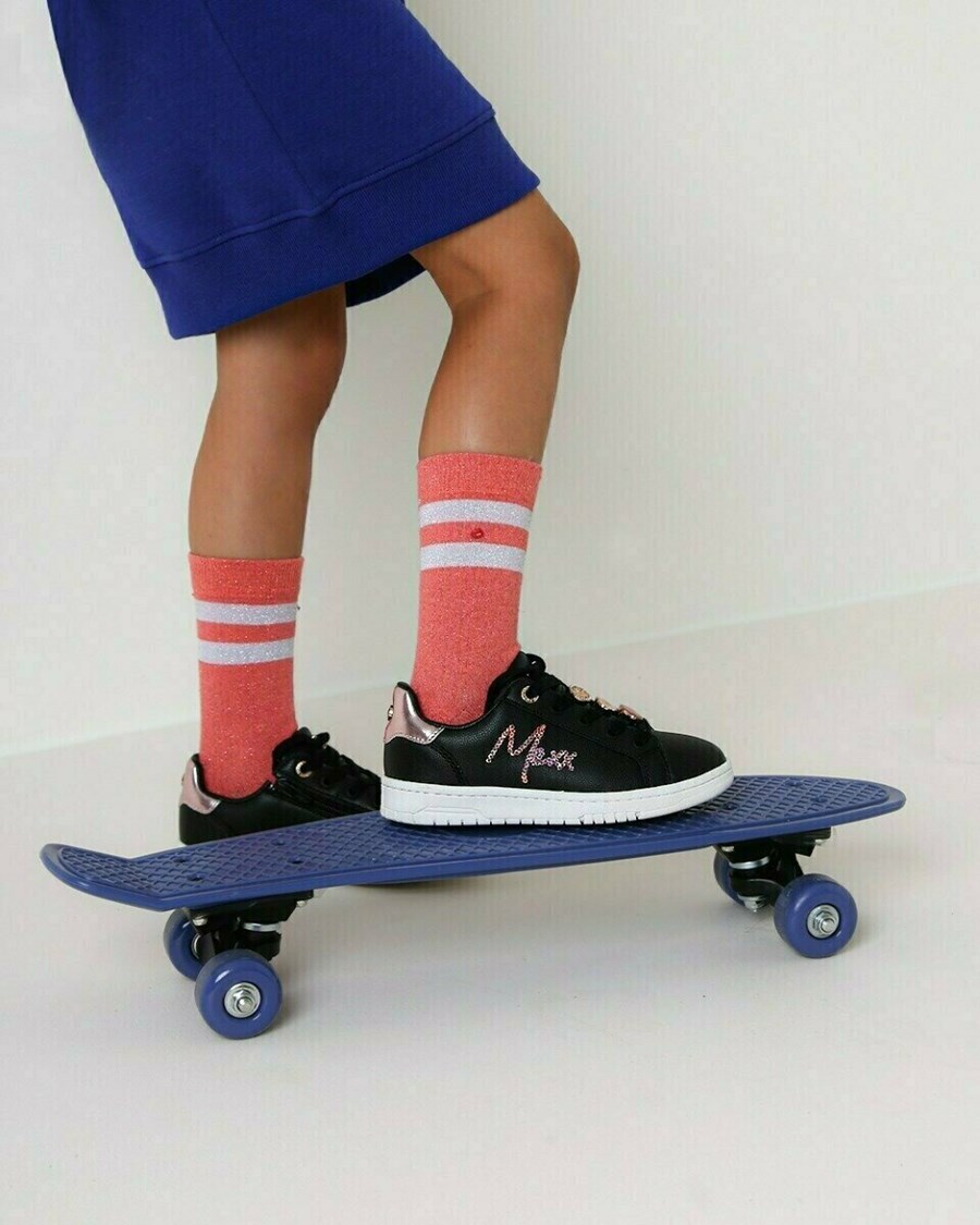 Mexx Sneaker Hoppa Black/Pink Różowe | MVAJS0256