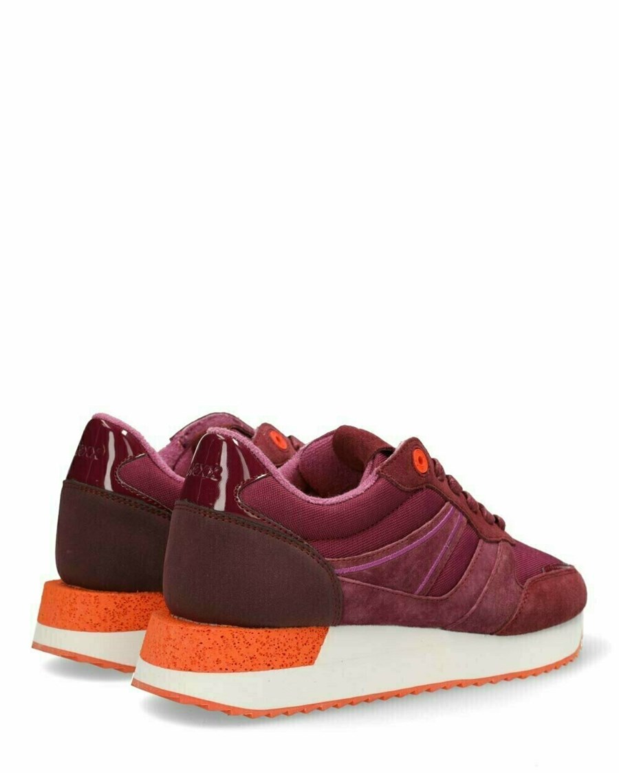 Mexx Sneaker Jazzy Burgundy Czerwone | IRTZF3785