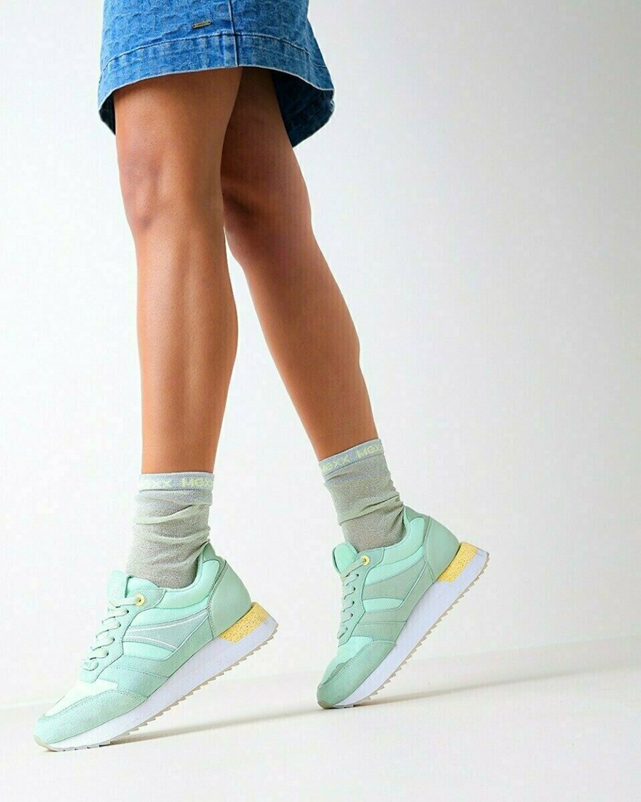 Mexx Sneaker Jazzy Mint Zielone | IPNEB9514