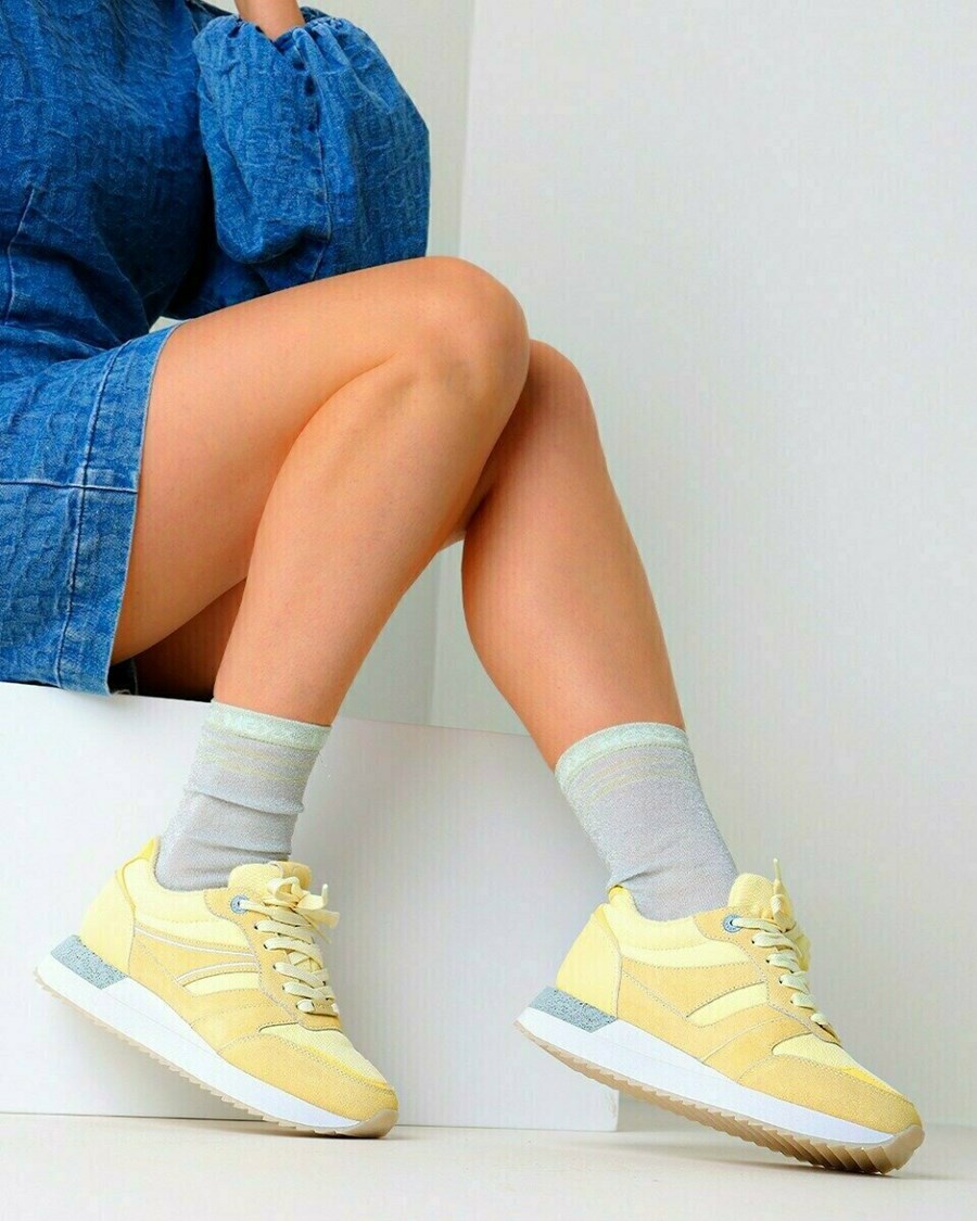 Mexx Sneaker Jazzy Yellow Żółte | RWGEK9154