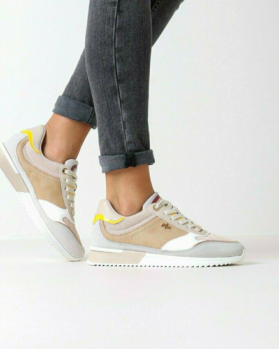 Mexx Sneaker Jela Sand Beżowe | GNFWK3201