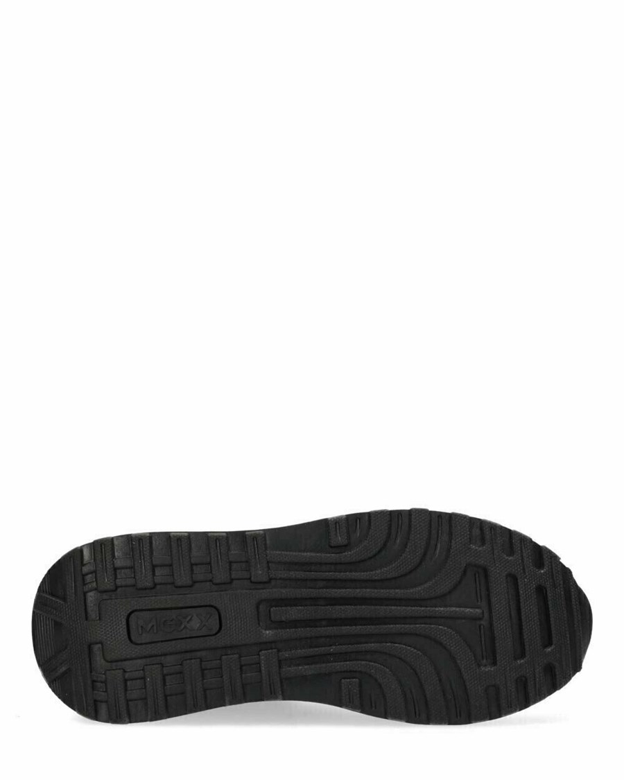 Mexx Sneaker Juju Black/Cognac Czarne | KSMLO6719