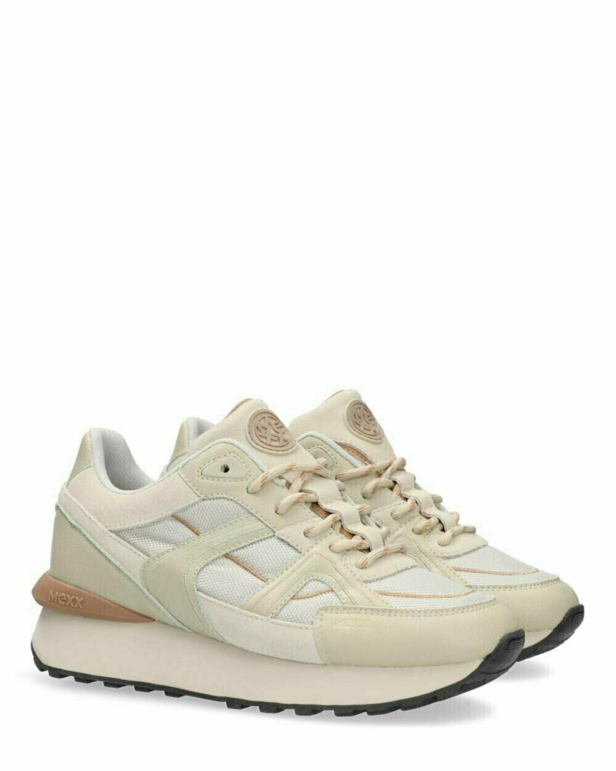 Mexx Sneaker Juna 2 Beige Beżowe | VQGFU6579