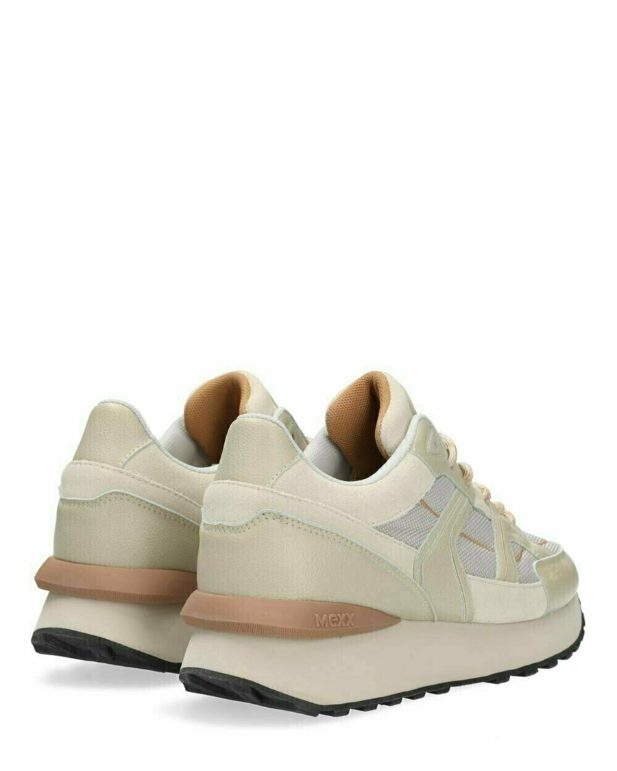 Mexx Sneaker Juna 2 Beige Beżowe | VQGFU6579