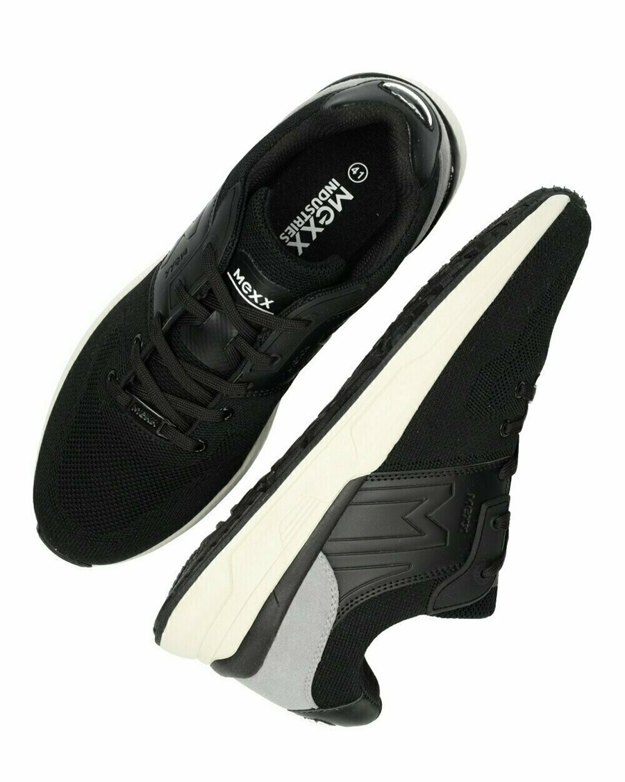 Mexx Sneaker Kaleb Black Czarne | AQSHK2674