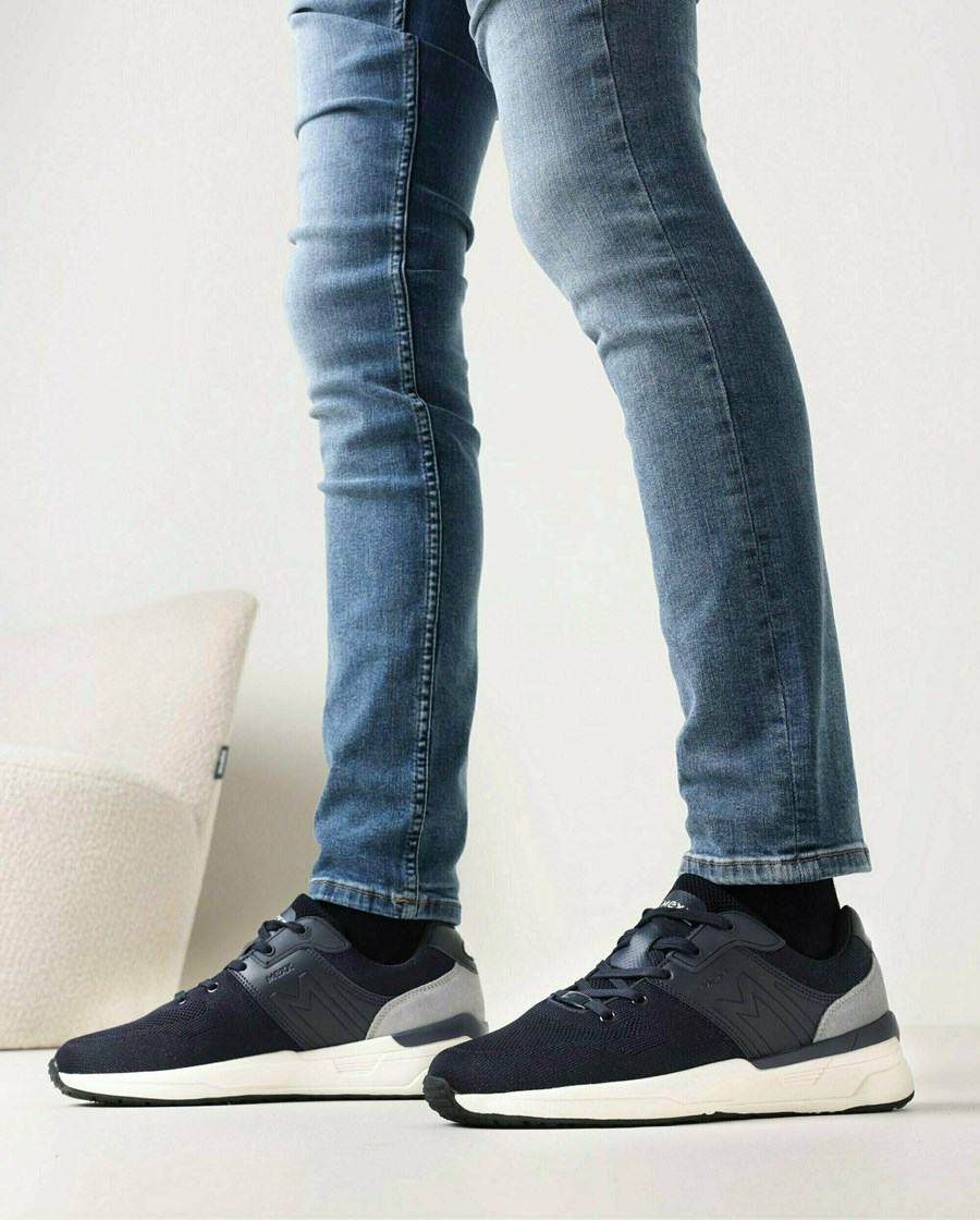 Mexx Sneaker Kaleb Navy Niebieskie | NRJPL2087