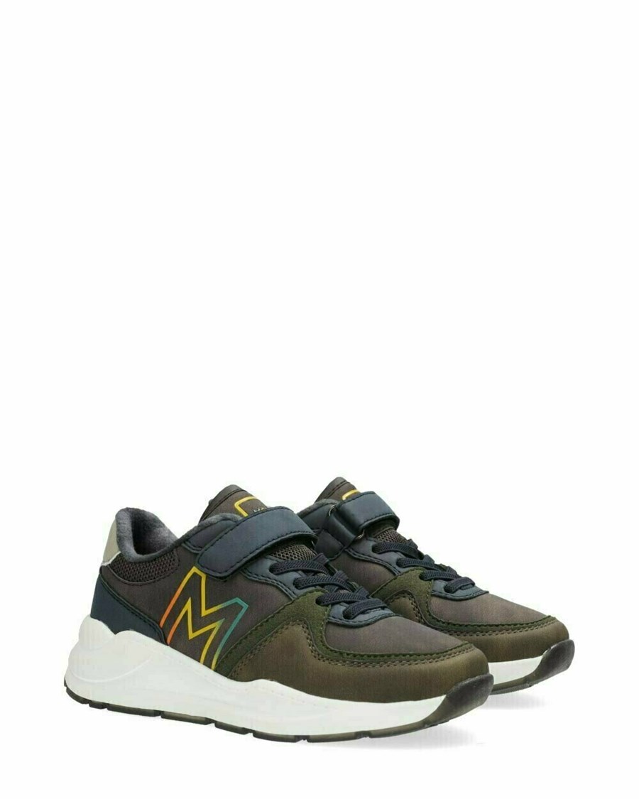 Mexx Sneaker Kamain Olive/Dark Brown Zielone | DLHJK4279