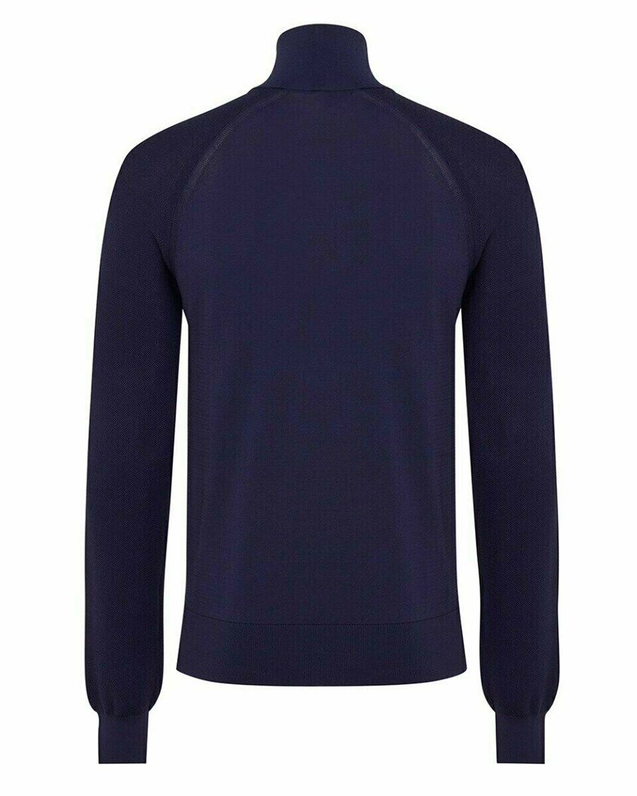Mexx Structure raglan sweater Navy Niebieskie | RMYBI7158